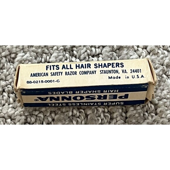 Vintage H & H Co Hair Shaper Razor Stainless Steel Straight Razor Personna Blade - Picture 10 of 15